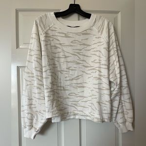 A&F animal print oversized crewneck- size XL